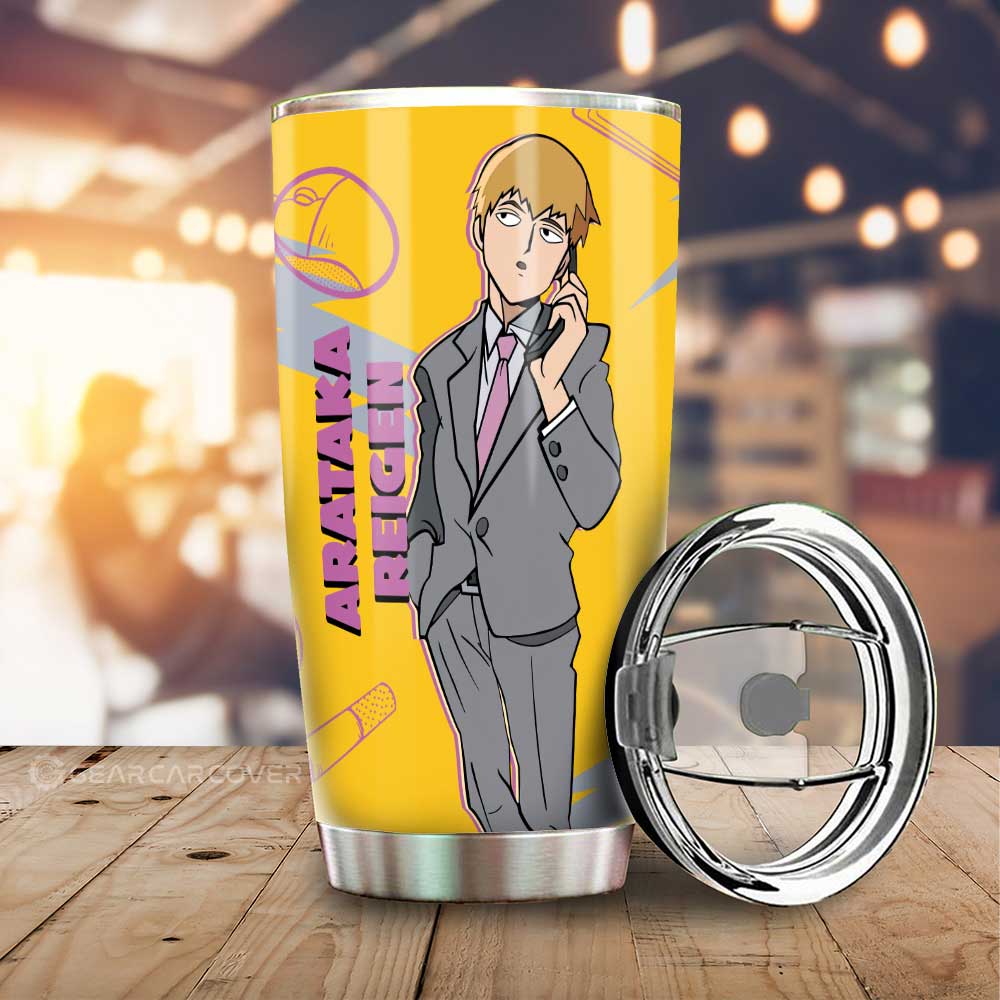 Arataka Reigen Tumbler Cup Custom Car Accessories - Gearcarcover - 1