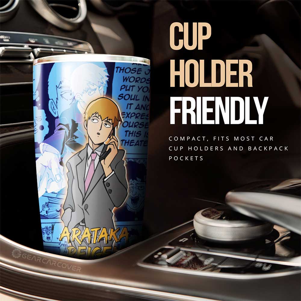 Arataka Reigen Tumbler Cup Custom Mix Manga - Gearcarcover - 2
