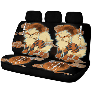 Arcanine Car Back Seat Covers Custom Anime Car Accessories - Gearcarcover - 1