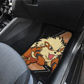 Arcanine Car Floor Mats Custom Anime Car Interior Accessories - Gearcarcover - 4