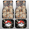 Arcanine Car Floor Mats Custom Car Accessories For Fans - Gearcarcover - 1