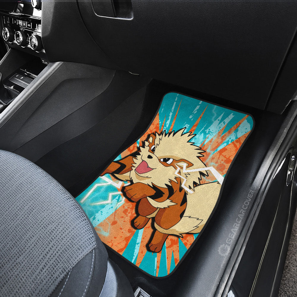 Arcanine Car Floor Mats Custom Car Interior Accessories - Gearcarcover - 3