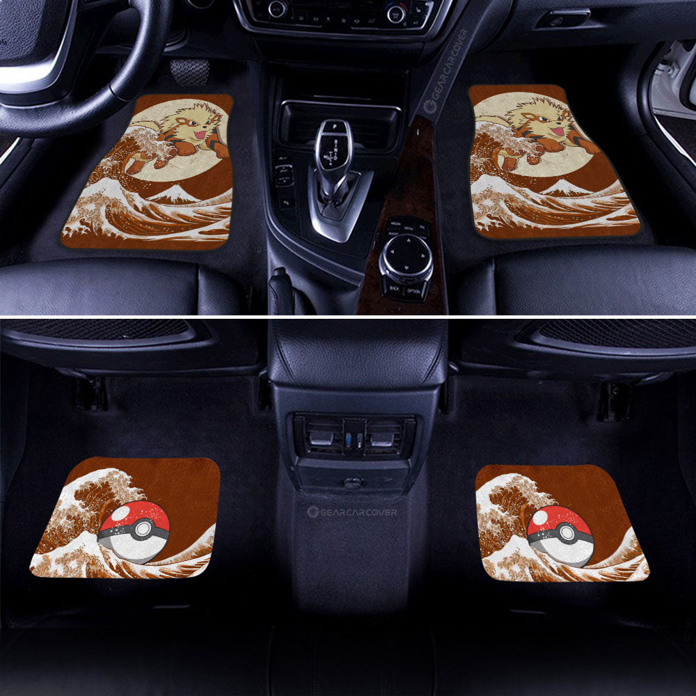 Arcanine Car Floor Mats Custom Pokemon Car Accessories - Gearcarcover - 2