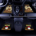 Arcanine Car Floor Mats Custom Tie Dye Style Anime Car Accessories - Gearcarcover - 3