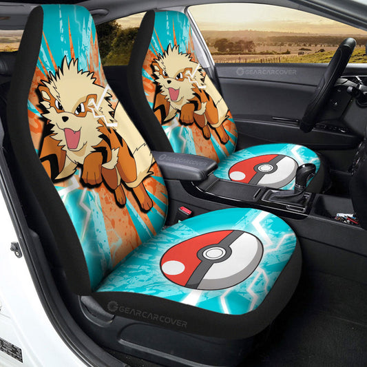 Arcanine Car Seat Covers Custom Car Accessories For Fans - Gearcarcover - 2