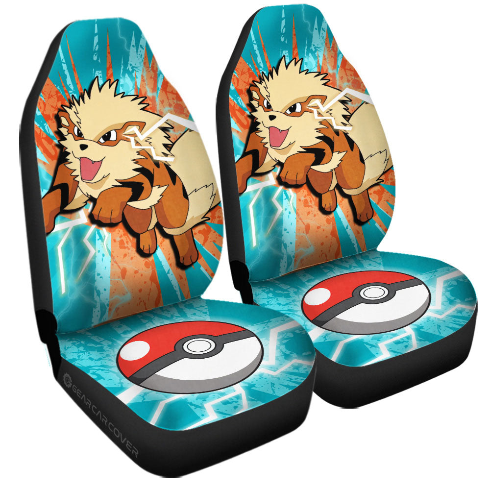 Arcanine Car Seat Covers Custom Car Accessories For Fans - Gearcarcover - 3