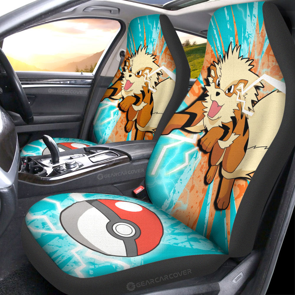 Arcanine Car Seat Covers Custom Car Accessories For Fans - Gearcarcover - 1