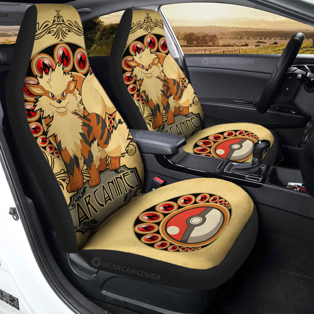 Arcanine Car Seat Covers Custom Car Interior Accessories - Gearcarcover - 2