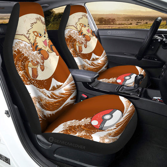 Arcanine Car Seat Covers Custom Pokemon Car Accessories - Gearcarcover - 2