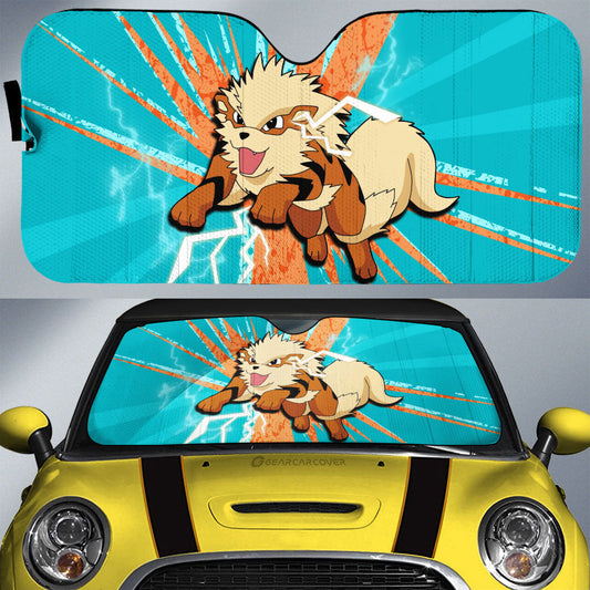 Arcanine Car Sunshade Custom Car Interior Accessories - Gearcarcover - 1