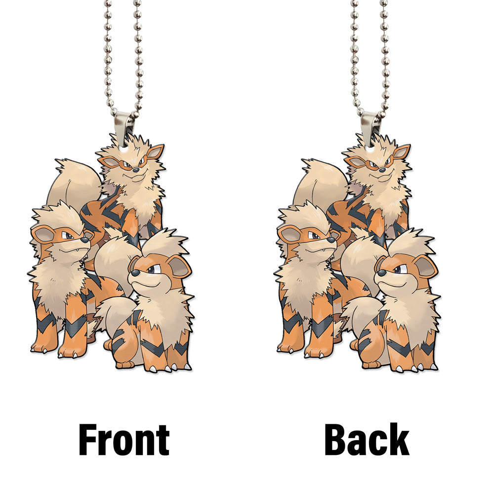 Arcanine Ornament Custom Pokemon Evolution Car Accessories - Gearcarcover - 4