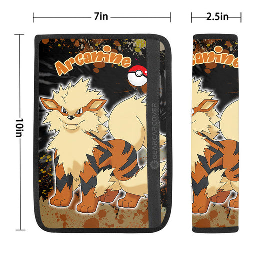 Arcanine Seat Belt Covers Custom Tie Dye Style Car Accessories - Gearcarcover - 1