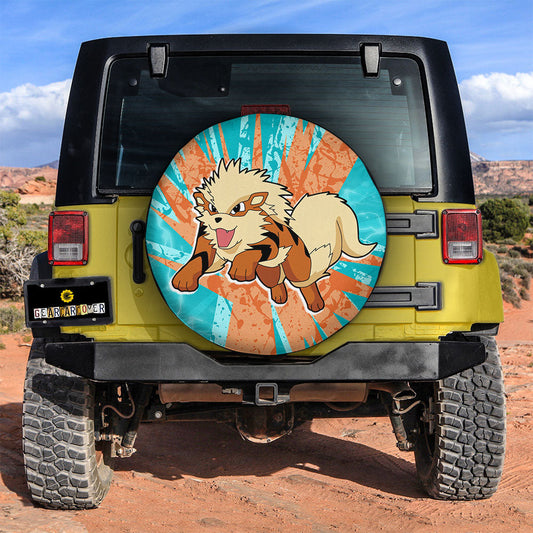 Arcanine Spare Tire Cover Custom Anime For Fans - Gearcarcover - 2