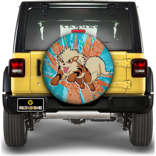 Arcanine Spare Tire Cover Custom Anime For Fans - Gearcarcover - 1