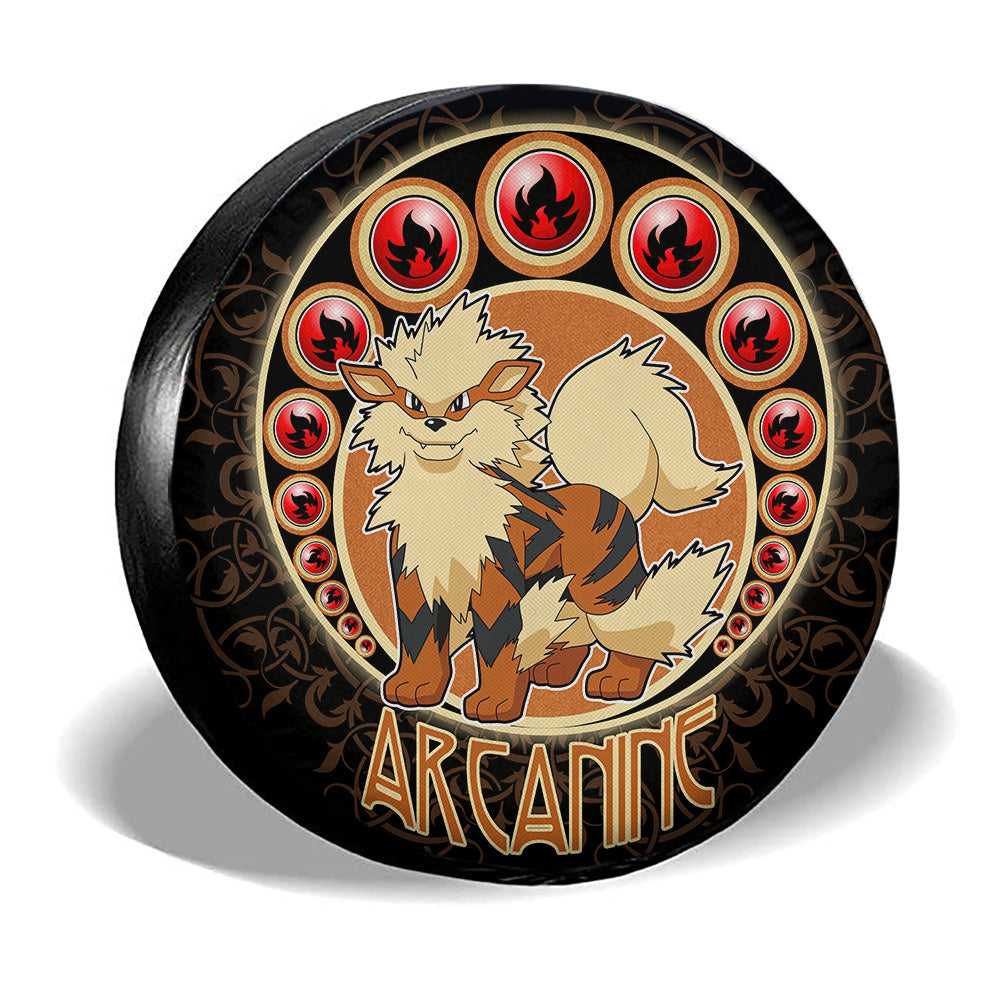 Arcanine Spare Tire Cover Custom For Fans - Gearcarcover - 3