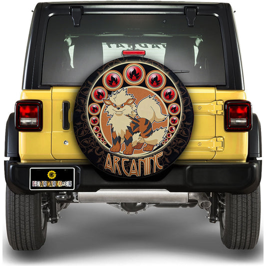 Arcanine Spare Tire Cover Custom For Fans - Gearcarcover - 1