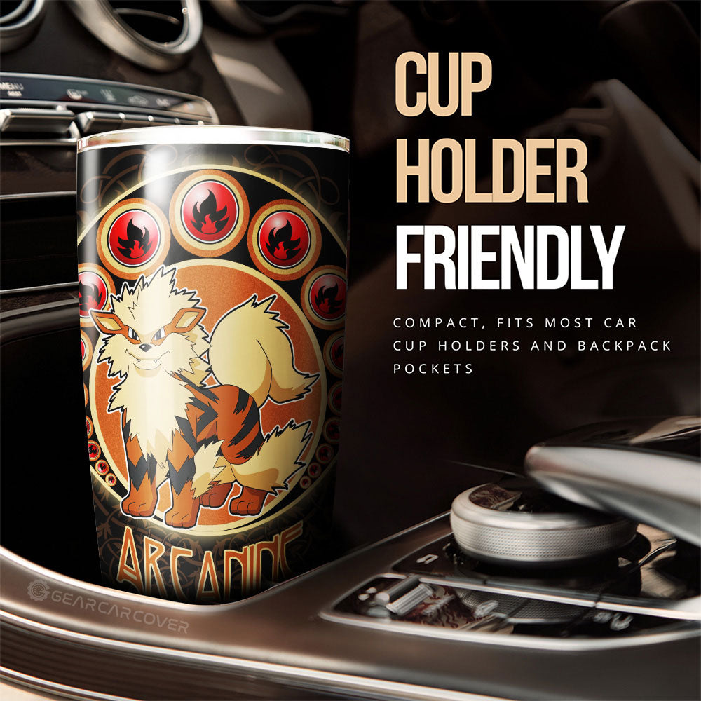 Arcanine Tumbler Cup Custom Anime - Gearcarcover - 2