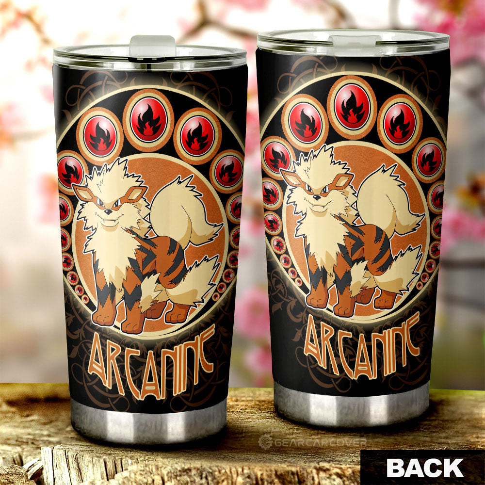 Arcanine Tumbler Cup Custom Anime - Gearcarcover - 3