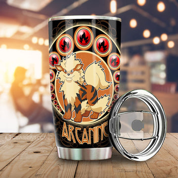 Arcanine Tumbler Cup Custom Anime - Gearcarcover - 1