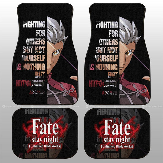 Archer Car Floor Mats Custom Fate Stay Night Anime Car Accessories - Gearcarcover - 2