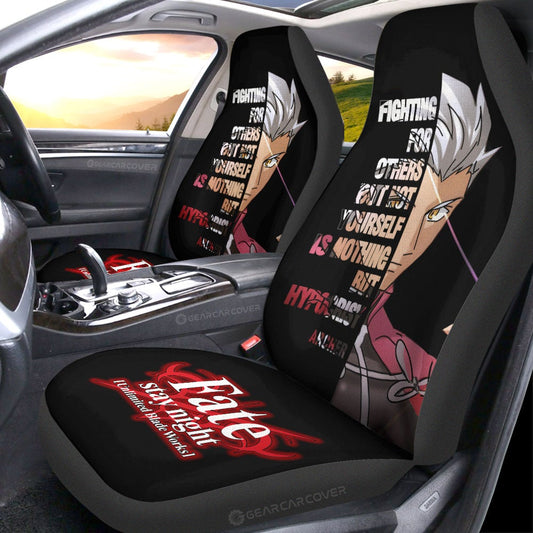 Archer Car Seat Covers Custom Fate Stay Night Anime Car Accessories - Gearcarcover - 2