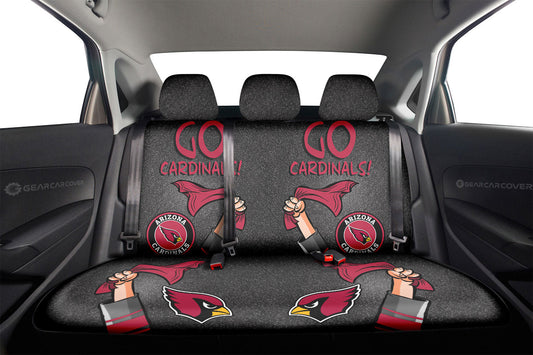 Arizona Cardinals Car Back Seat Covers Custom Car Accessories - Gearcarcover - 2