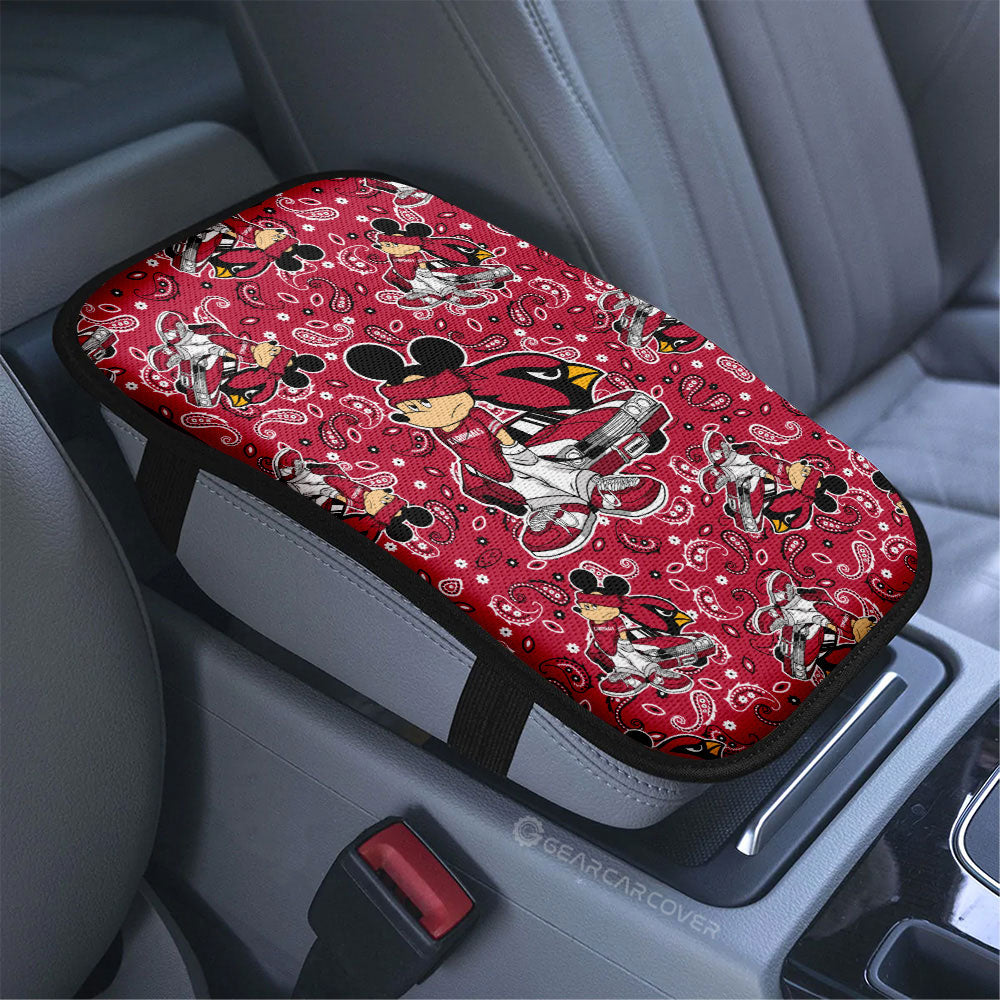 Arizona Cardinals Car Center Console Cover Cartoon Theme Collection - Gearcarcover - 3