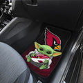 Arizona Cardinals Car Floor Mats Baby Yoda Car Accessories For Fan - Gearcarcover - 3