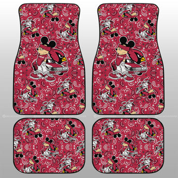 Arizona Cardinals Car Floor Mats Cartoon Theme Collection - Gearcarcover - 1