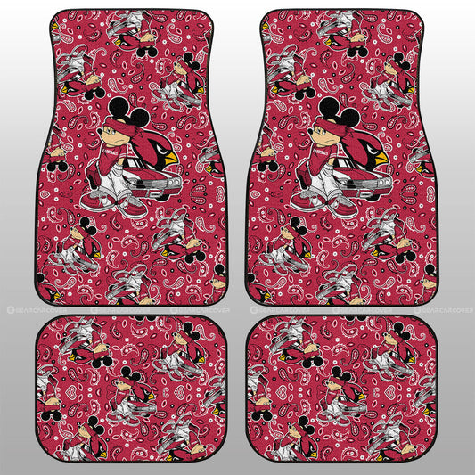 Arizona Cardinals Car Floor Mats Cartoon Theme Collection - Gearcarcover - 1