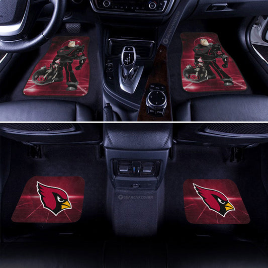 Arizona Cardinals Car Floor Mats Custom Car Accessories For Fan - Gearcarcover - 2