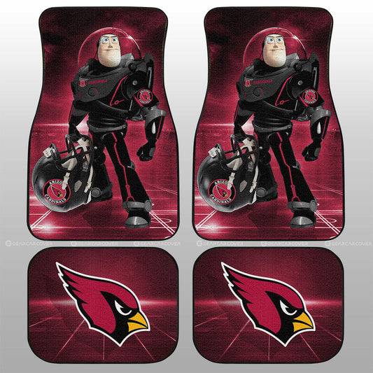 Arizona Cardinals Car Floor Mats Custom Car Accessories For Fan - Gearcarcover - 1