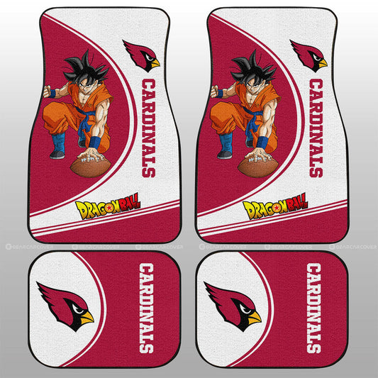 Arizona Cardinals Car Floor Mats Custom Car Accessories For Fans - Gearcarcover - 1
