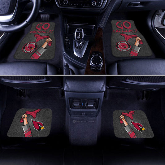 Arizona Cardinals Car Floor Mats Custom Car Accessories - Gearcarcover - 2