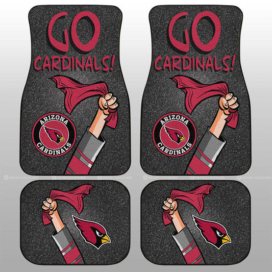 Arizona Cardinals Car Floor Mats Custom Car Accessories - Gearcarcover - 1