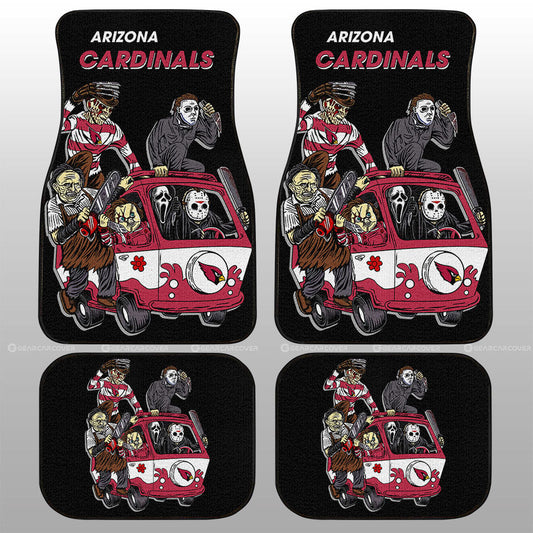 Arizona Cardinals Car Floor Mats Custom Car Accessories - Gearcarcover - 1