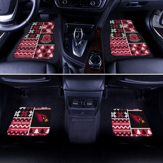 Arizona Cardinals Car Floor Mats Custom Ugly Style Car Accessories - Gearcarcover - 2