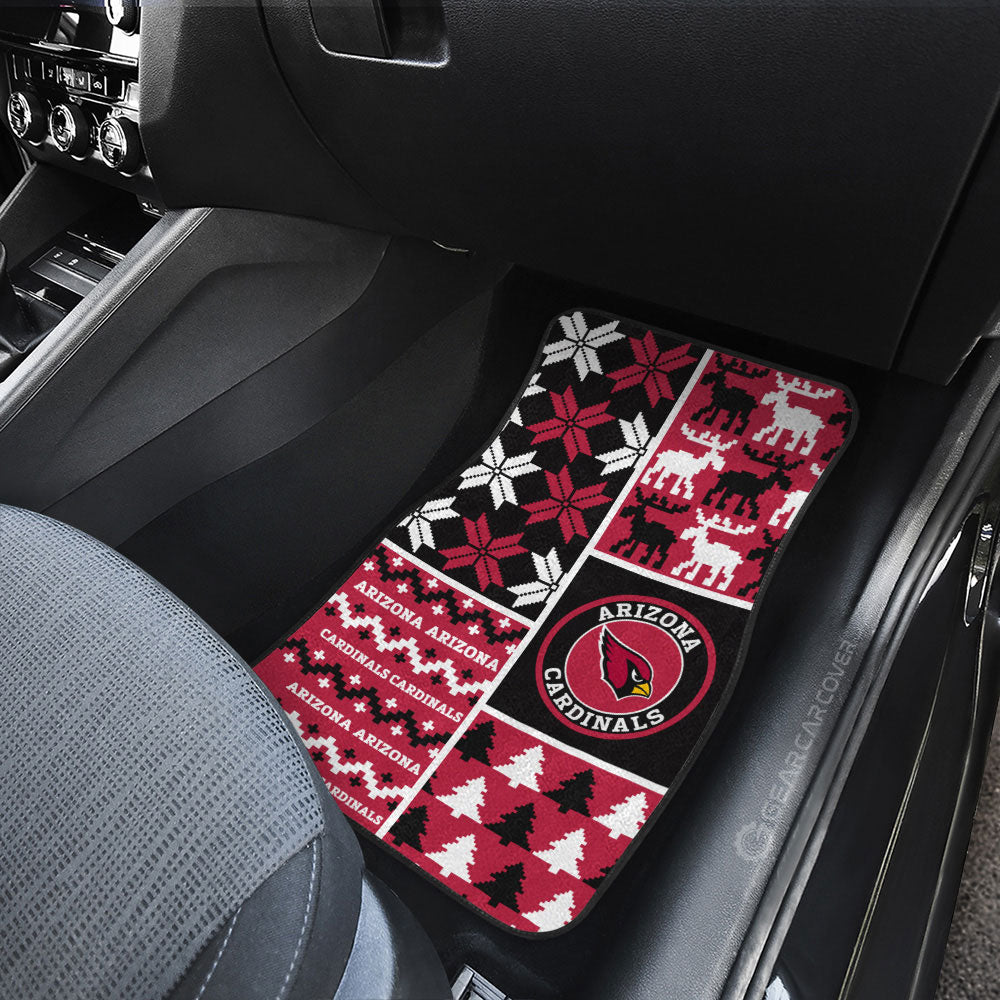 Arizona Cardinals Car Floor Mats Custom Ugly Style Car Accessories - Gearcarcover - 3