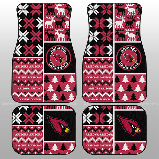 Arizona Cardinals Car Floor Mats Custom Ugly Style Car Accessories - Gearcarcover - 1