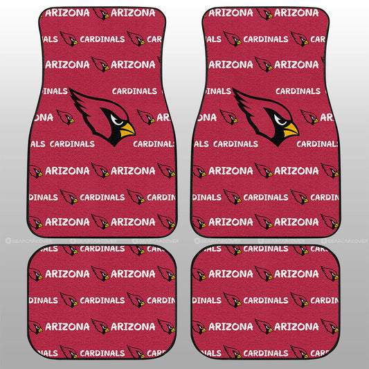Arizona Cardinals Car Floor Mats Sporty Team Collection - Gearcarcover - 1