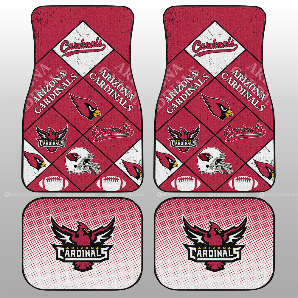 Arizona Cardinals Car Floor Mats Sporty Team Collection - Gearcarcover - 1