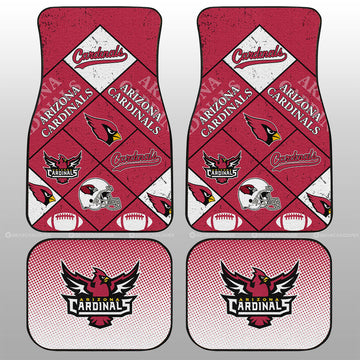 Arizona Cardinals Car Floor Mats Sporty Team Collection - Gearcarcover - 1