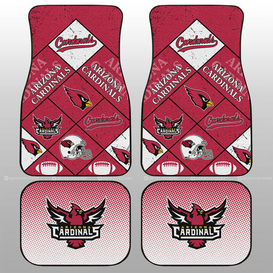 Arizona Cardinals Car Floor Mats Sporty Team Collection - Gearcarcover - 1