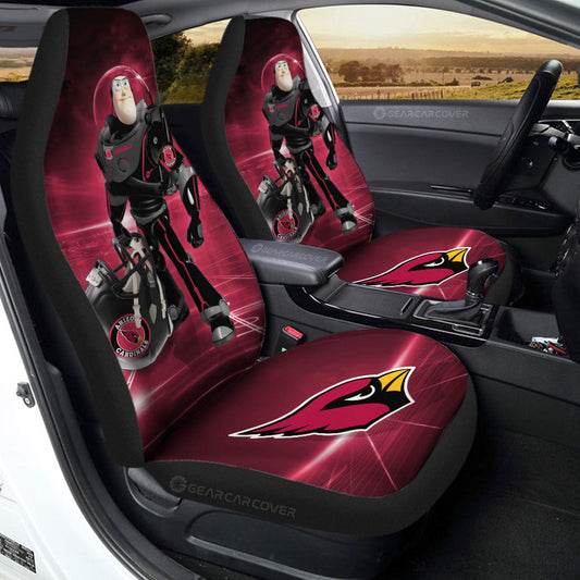 Arizona Cardinals Car Seat Covers Buzz Lightyear Car Accessories For Fan - Gearcarcover - 2