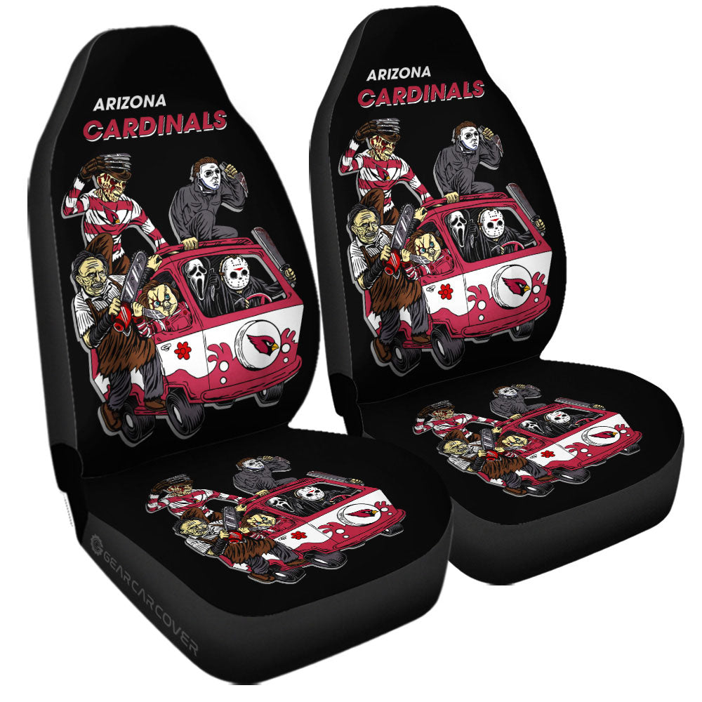 Arizona Cardinals Car Seat Covers Custom Car Accessories - Gearcarcover - 3