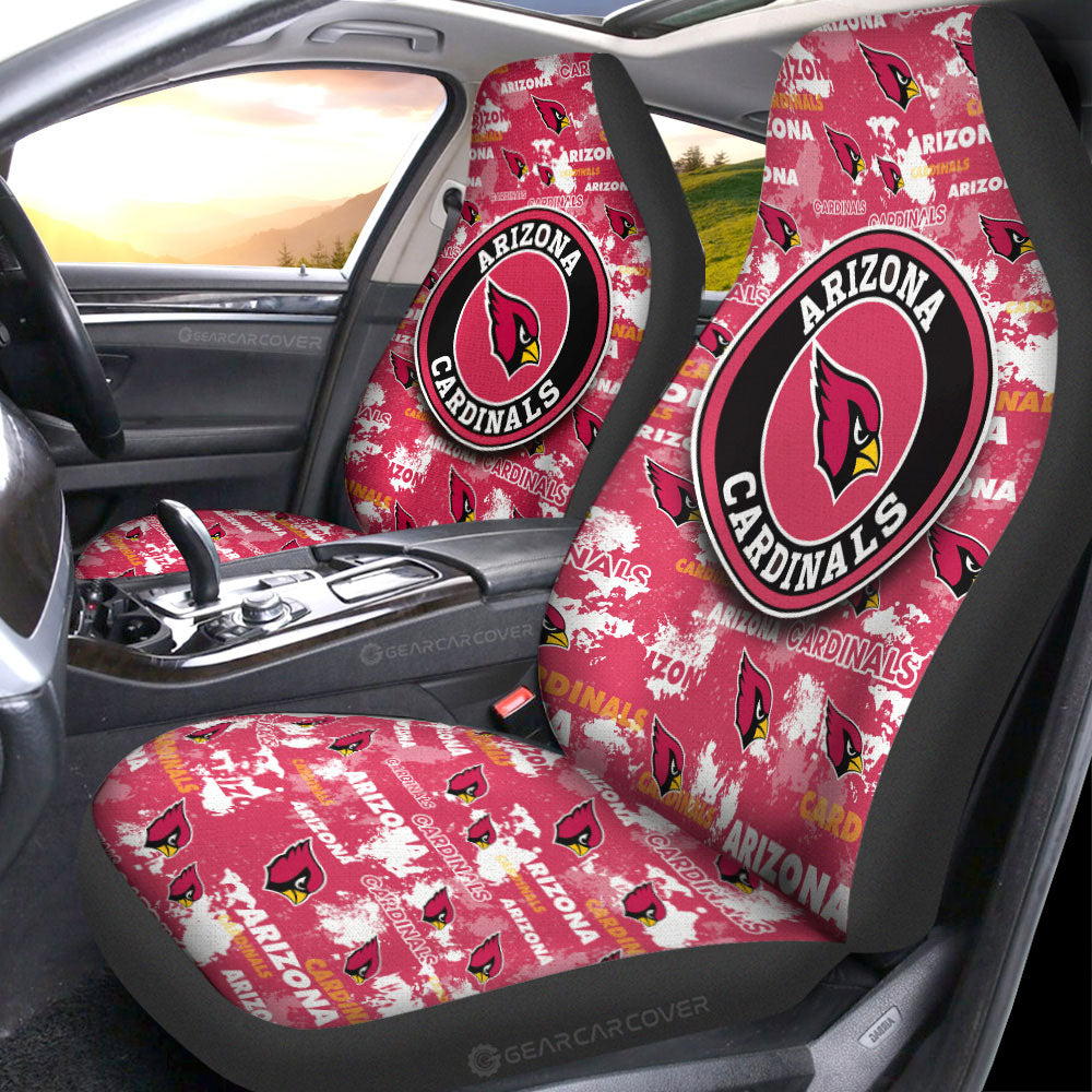 Arizona Cardinals Car Seat Covers Custom Car Accessories - Gearcarcover - 1