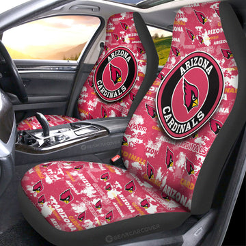 Arizona Cardinals Car Seat Covers Custom Car Accessories - Gearcarcover - 1