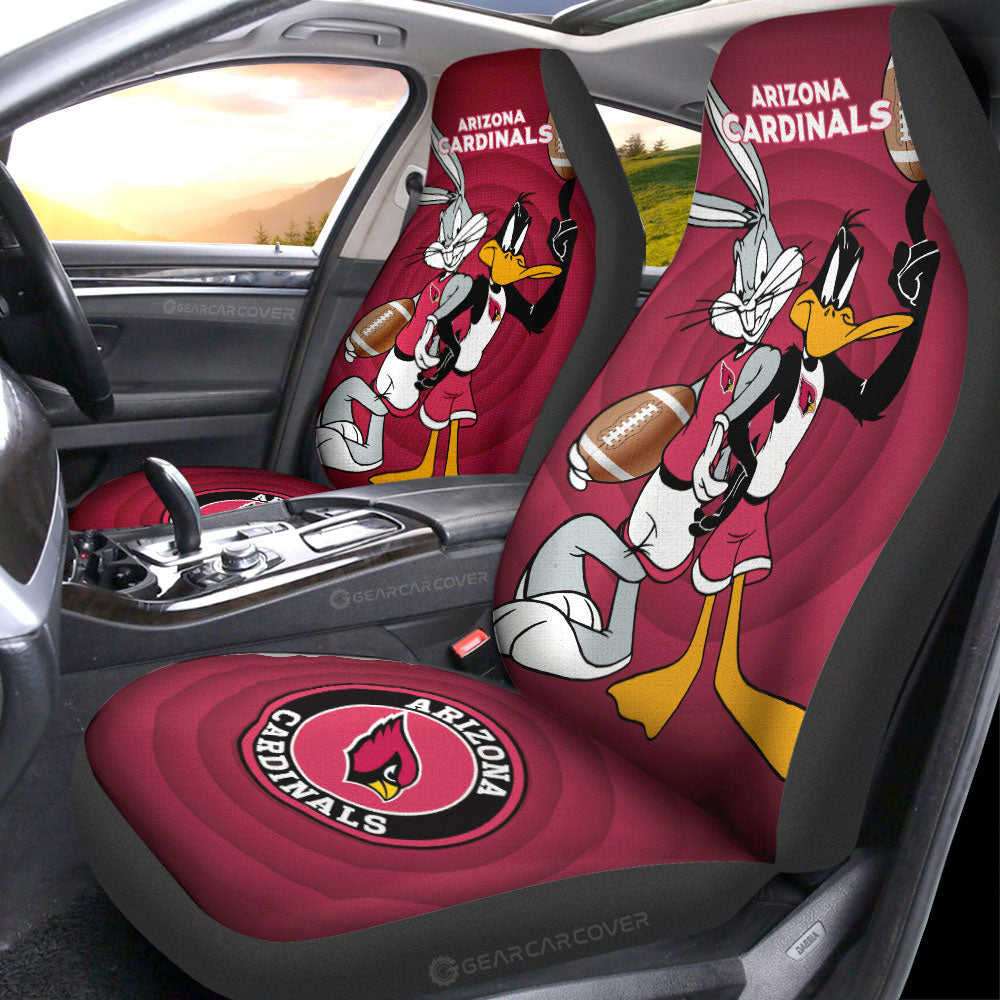 Arizona Cardinals Car Seat Covers Custom Car Accessories - Gearcarcover - 1