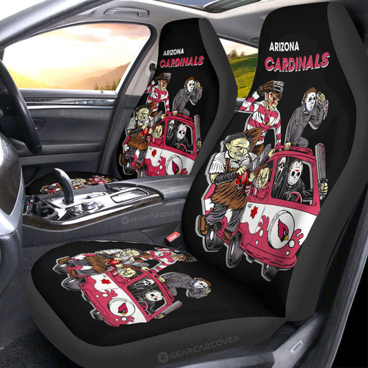 Arizona Cardinals Car Seat Covers Custom Car Accessories - Gearcarcover - 1