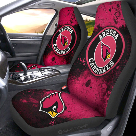 Arizona Cardinals Car Seat Covers Custom Car Accessories - Gearcarcover - 1